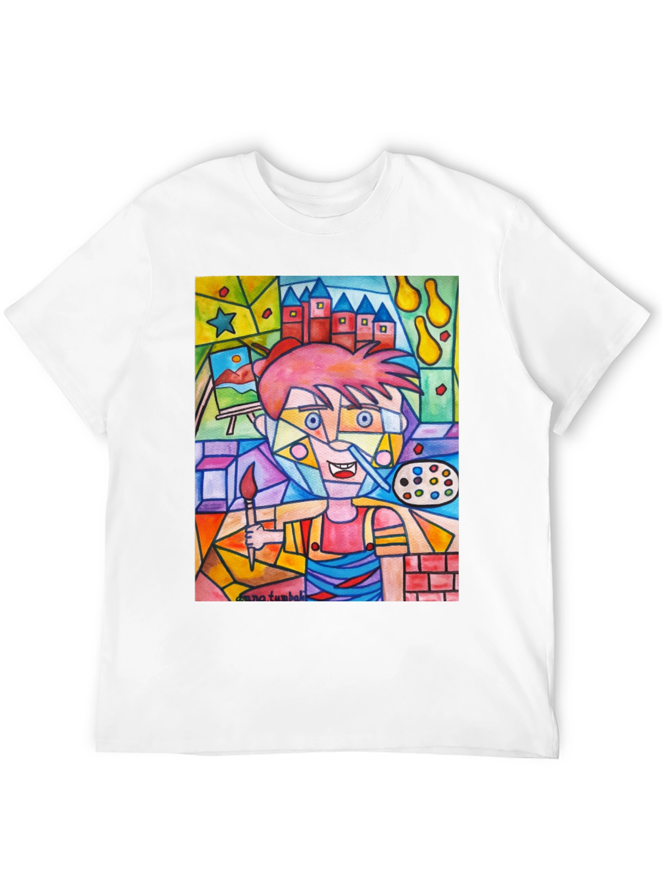 Artistic Painter Graphic Tee