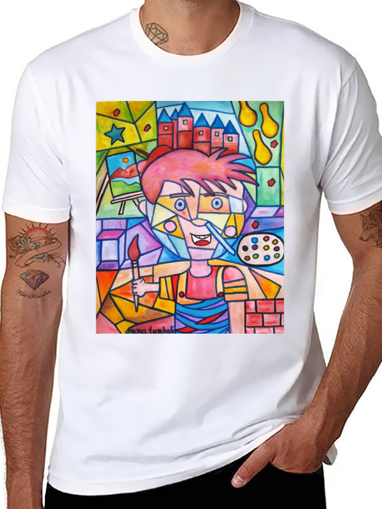Artistic Painter Graphic Tee