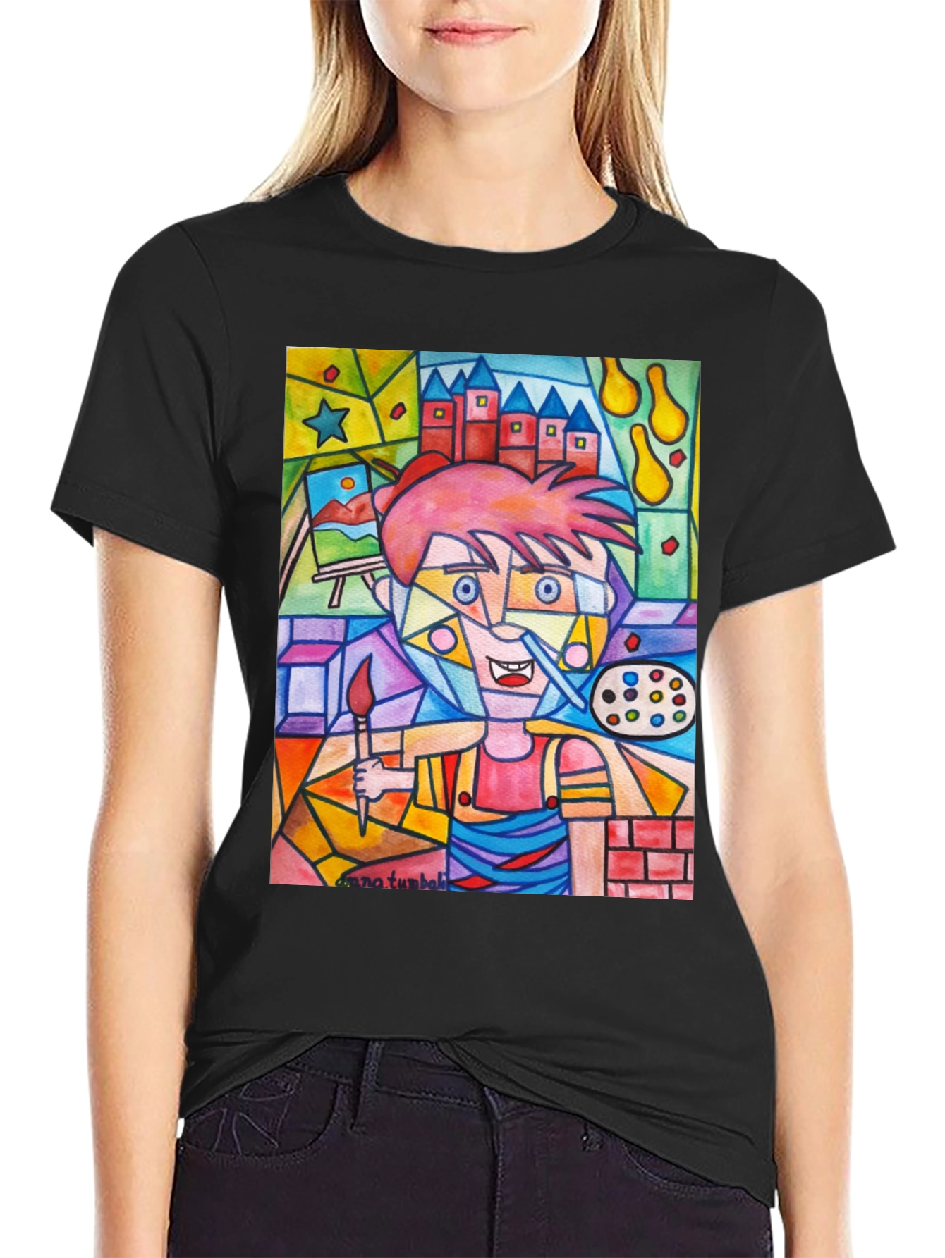 Artistic Painter Graphic Tee