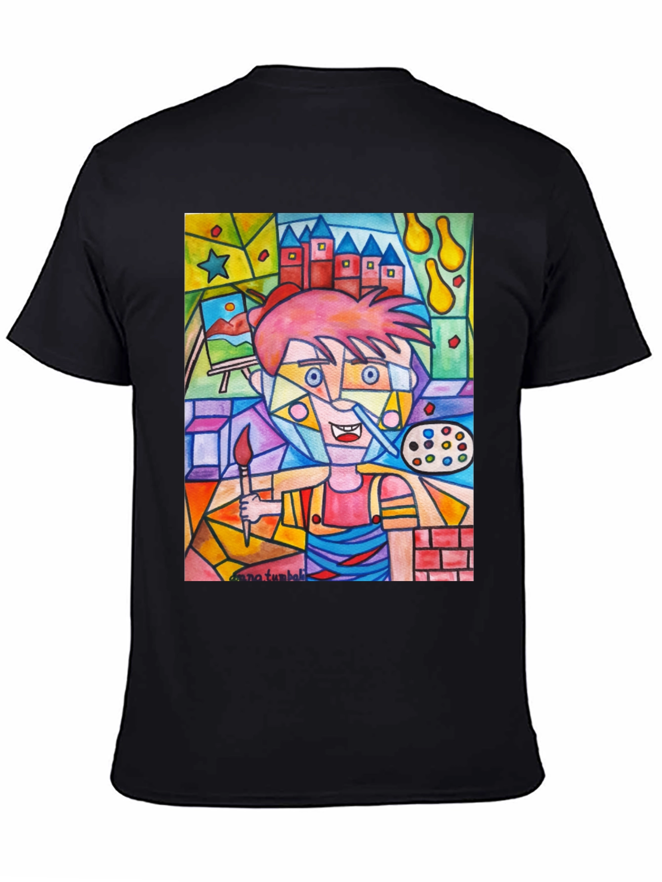 Artistic Painter Graphic Tee