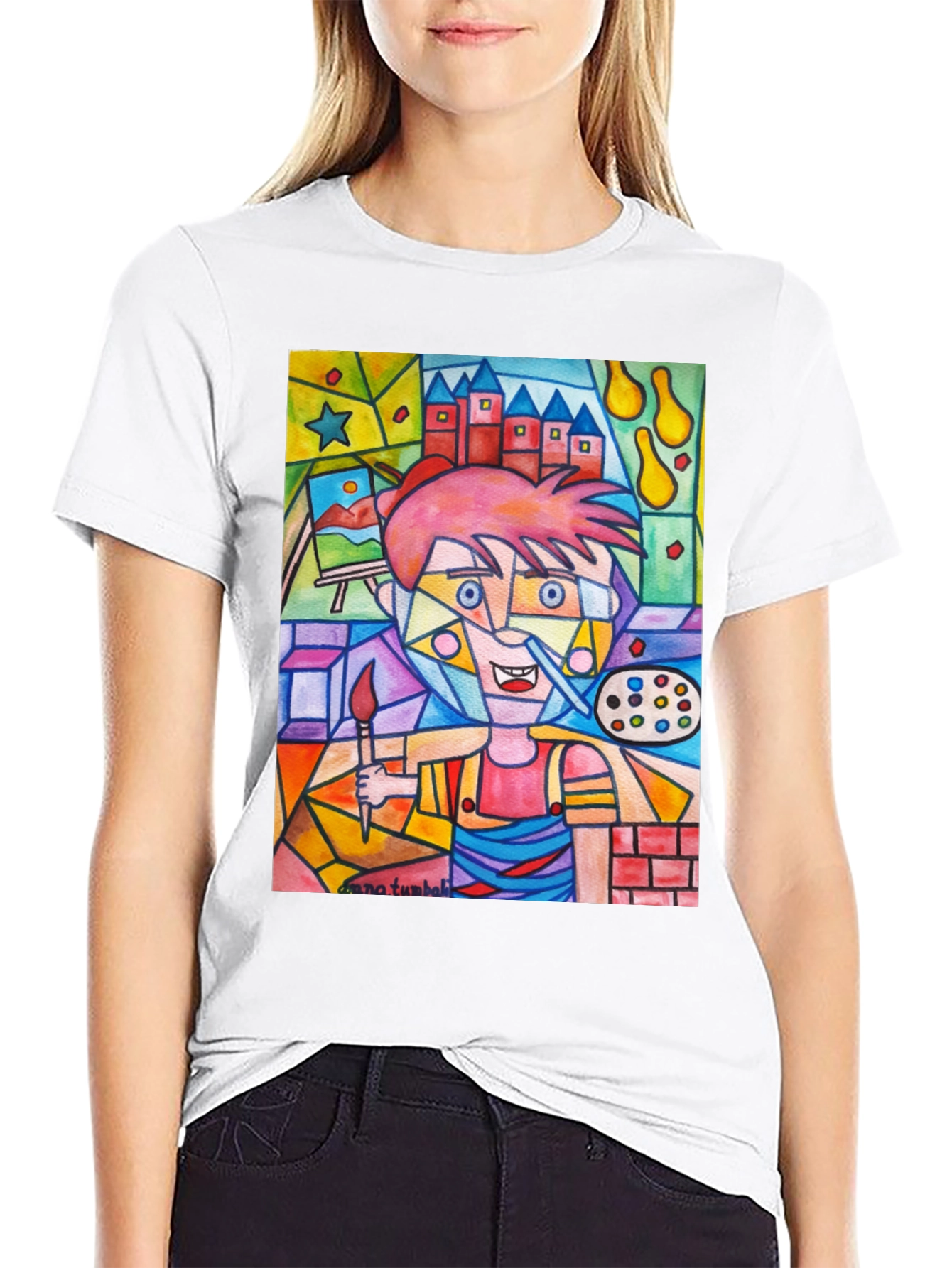 Artistic Painter Graphic Tee