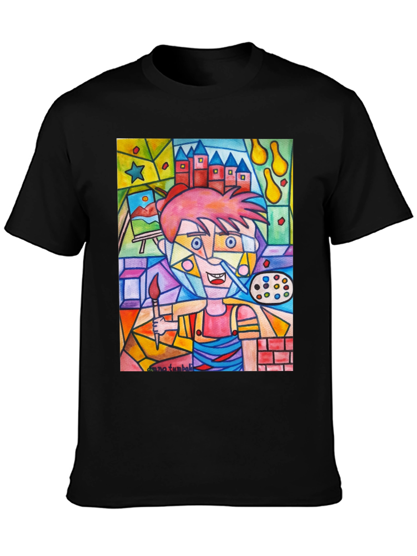 Artistic Painter Graphic Tee