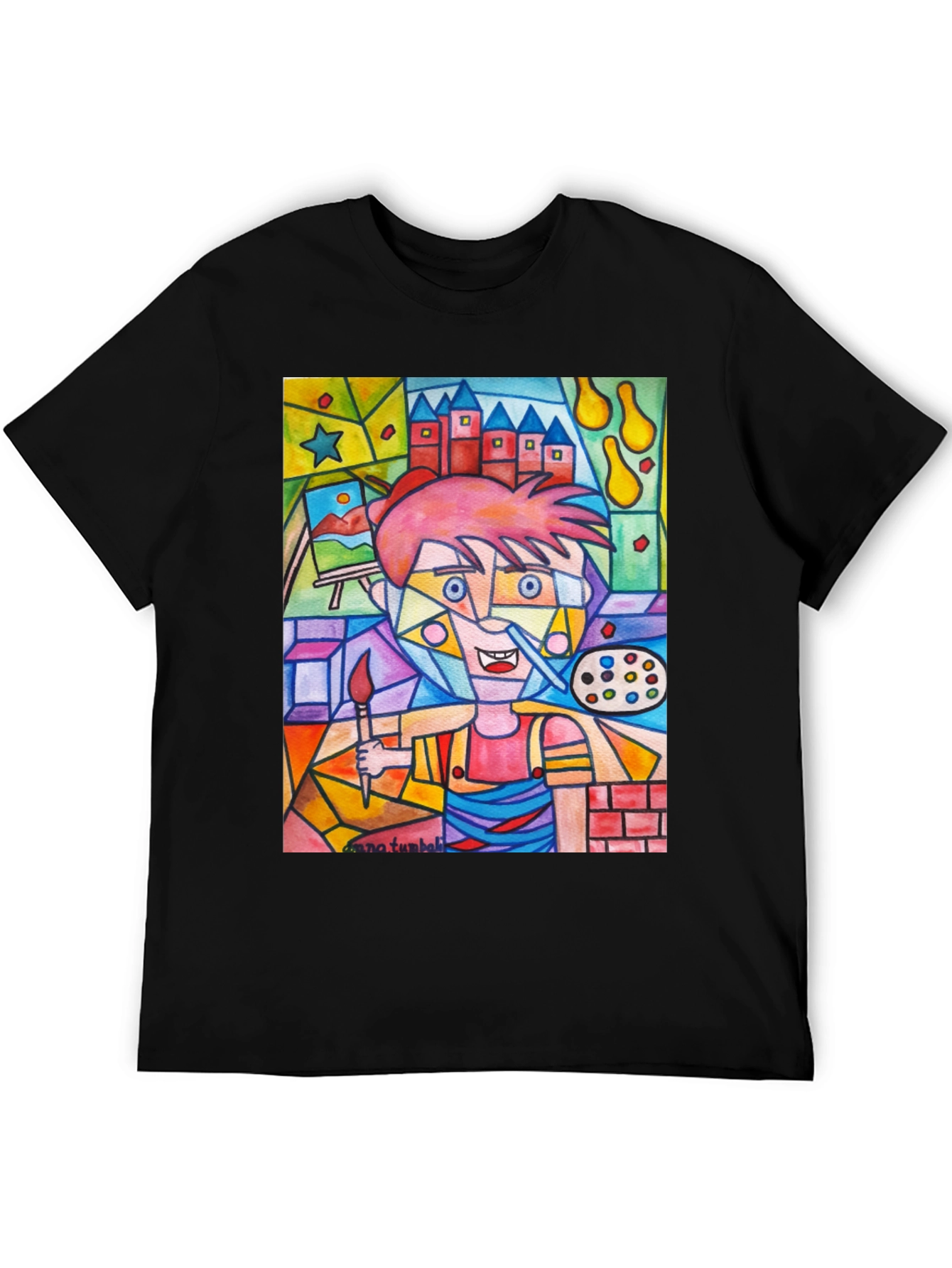 Artistic Painter Graphic Tee