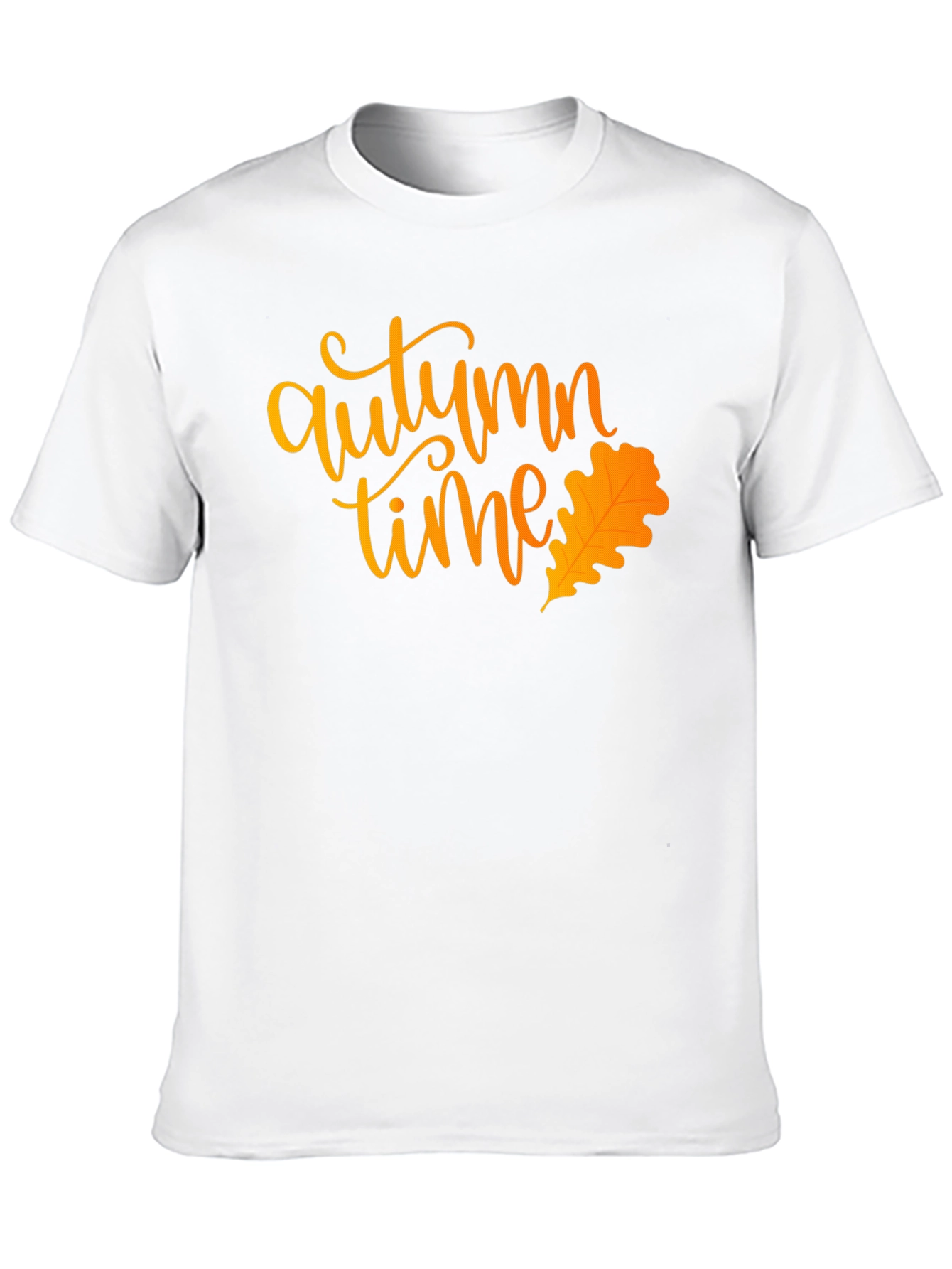 Autumn Time Black T-Shirt