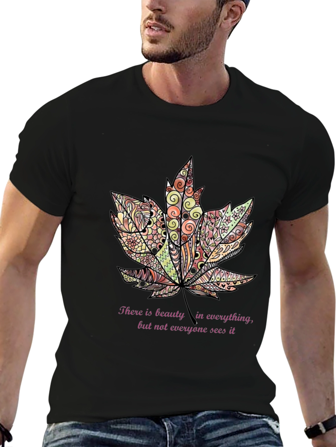 Beauty in Everything Leaf T-Shirt