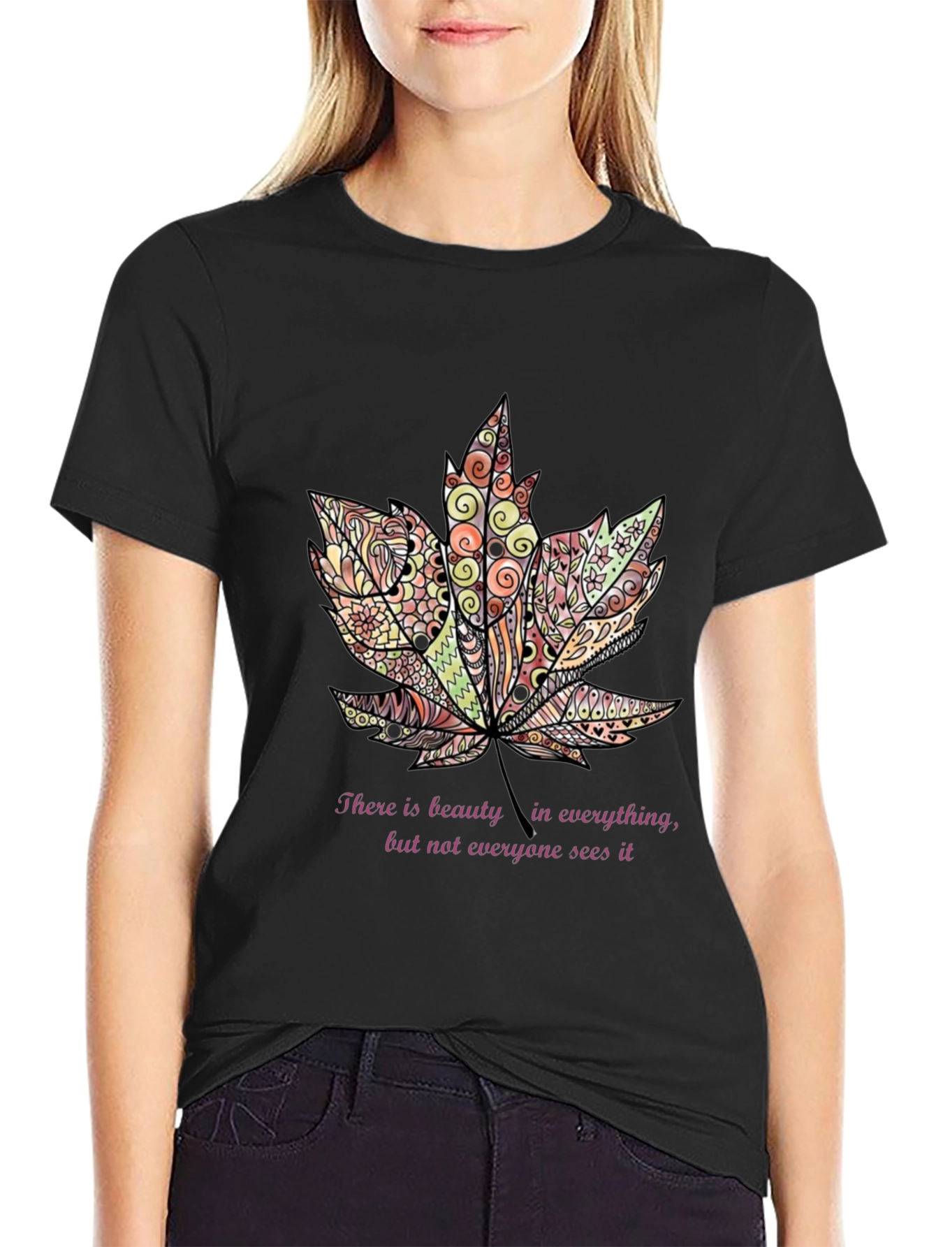 Beauty in Everything Leaf T-Shirt
