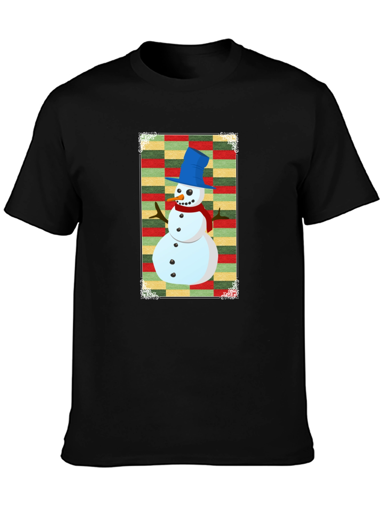 Festive Snowman Graphic Tee