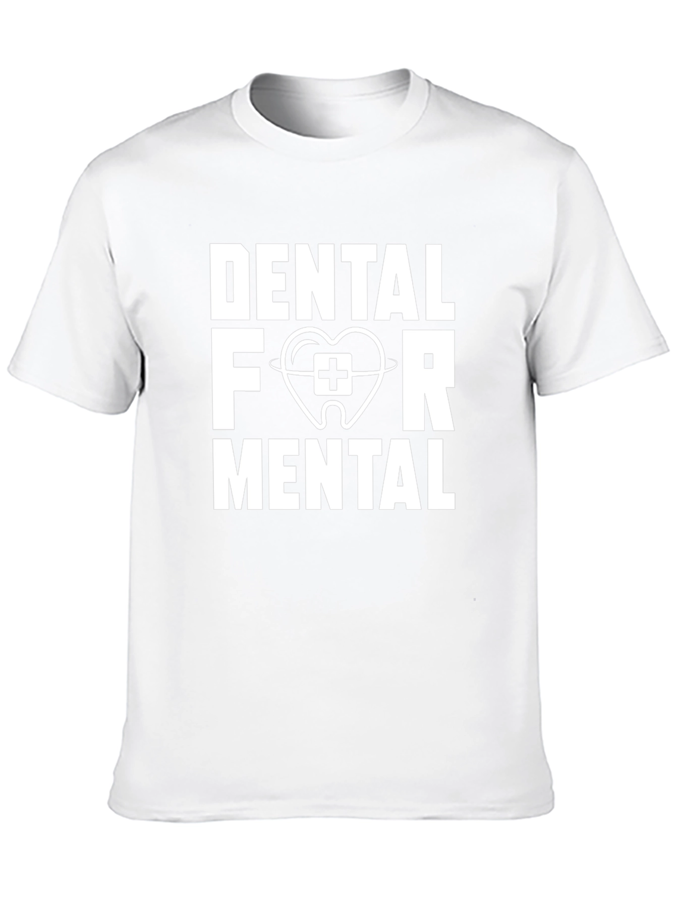 Dental For Mental Black T-Shirt