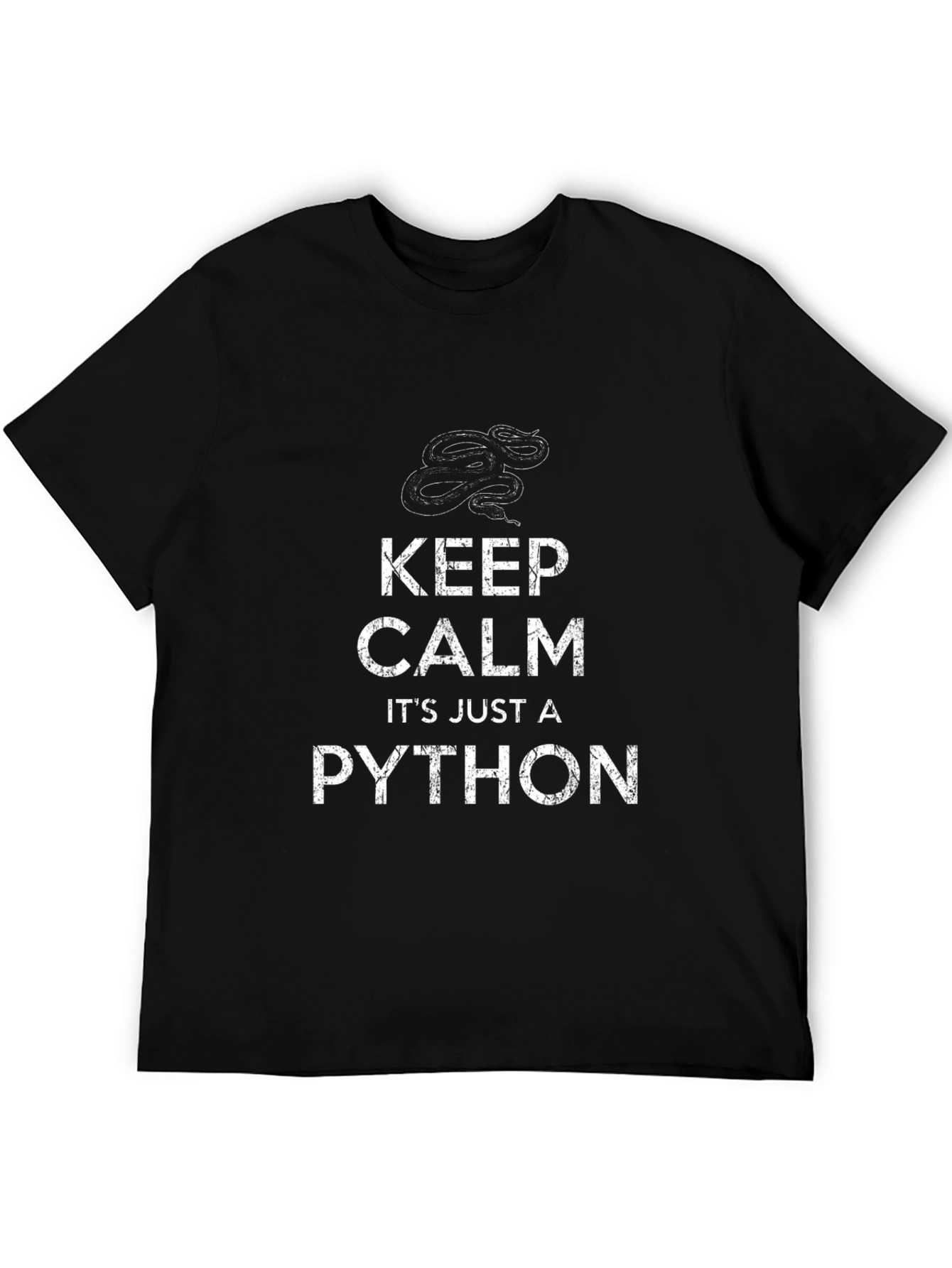 Keep Calm Its Just a Python T-Shirt