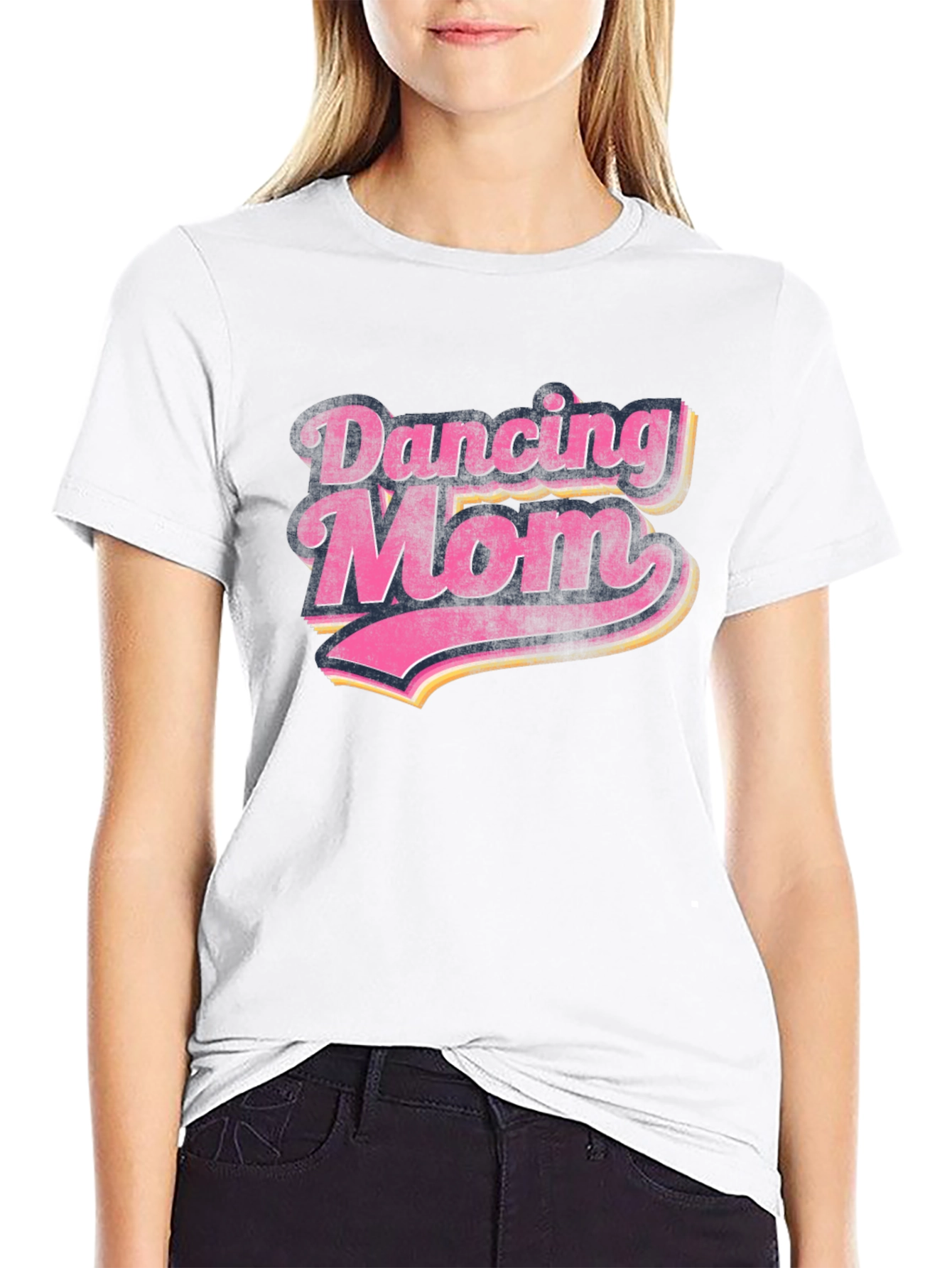 Dancing Mom Graphic T-Shirt - Retro Style