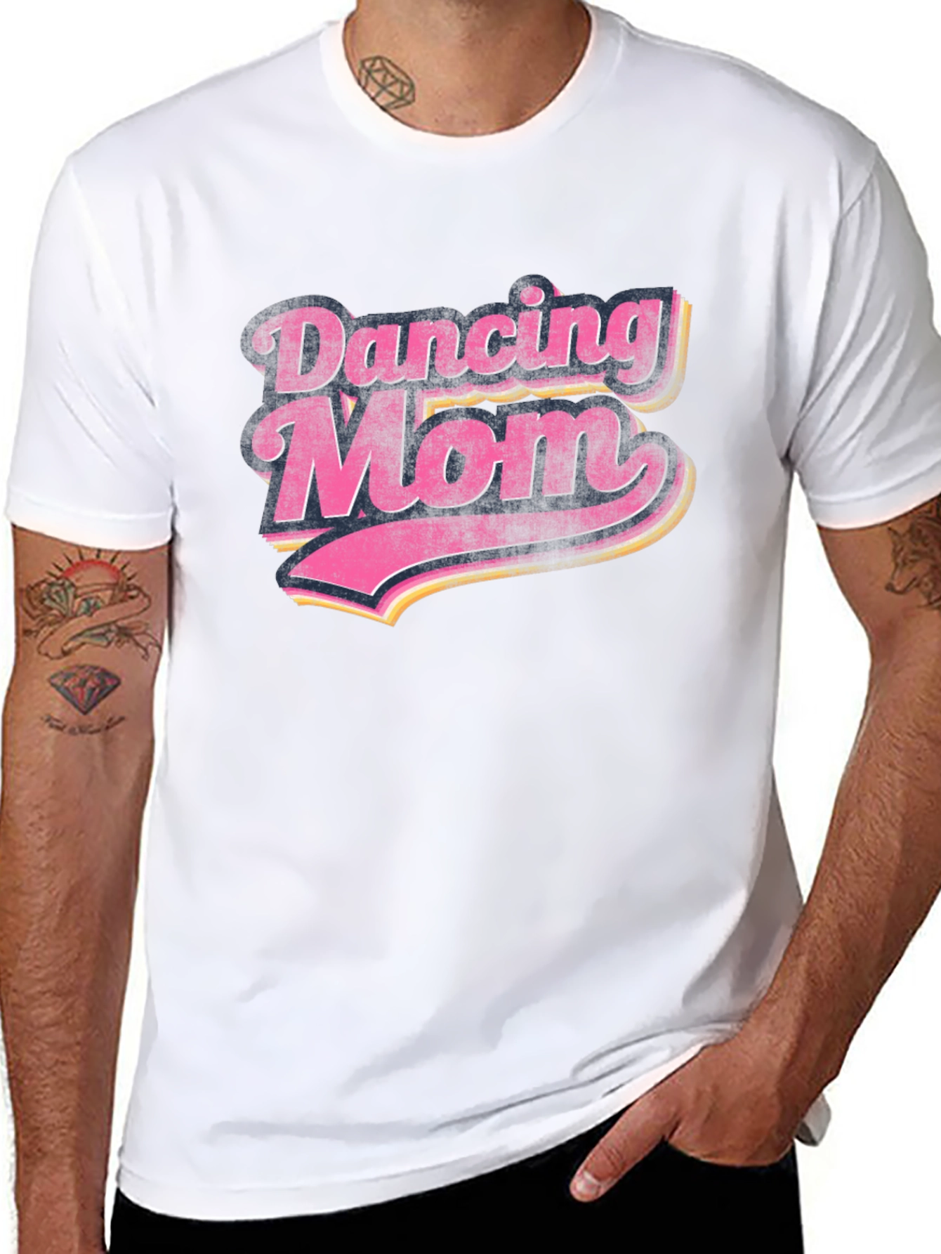 Dancing Mom Graphic T-Shirt - Retro Style