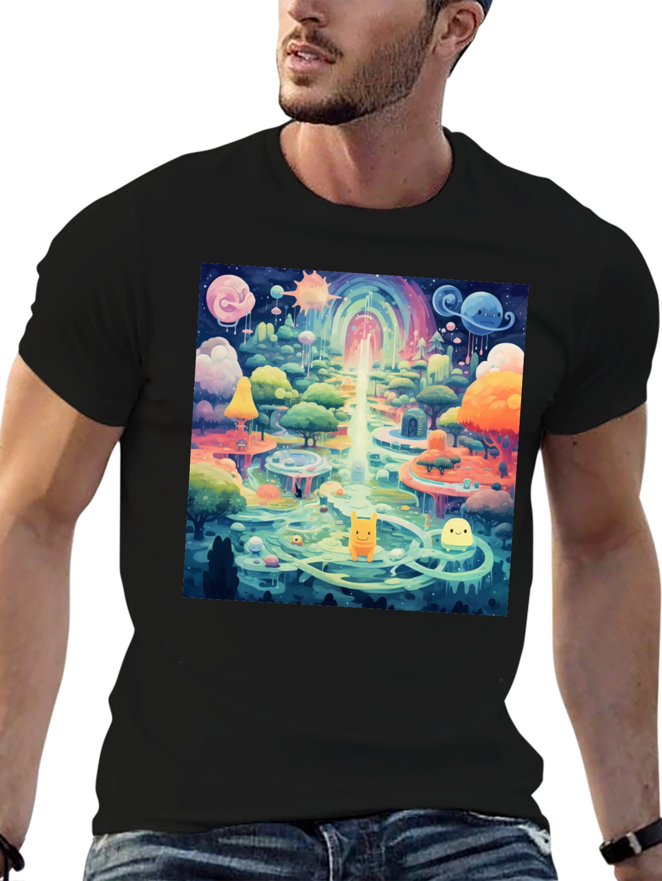 Colorful Dreamscape Graphic Tee