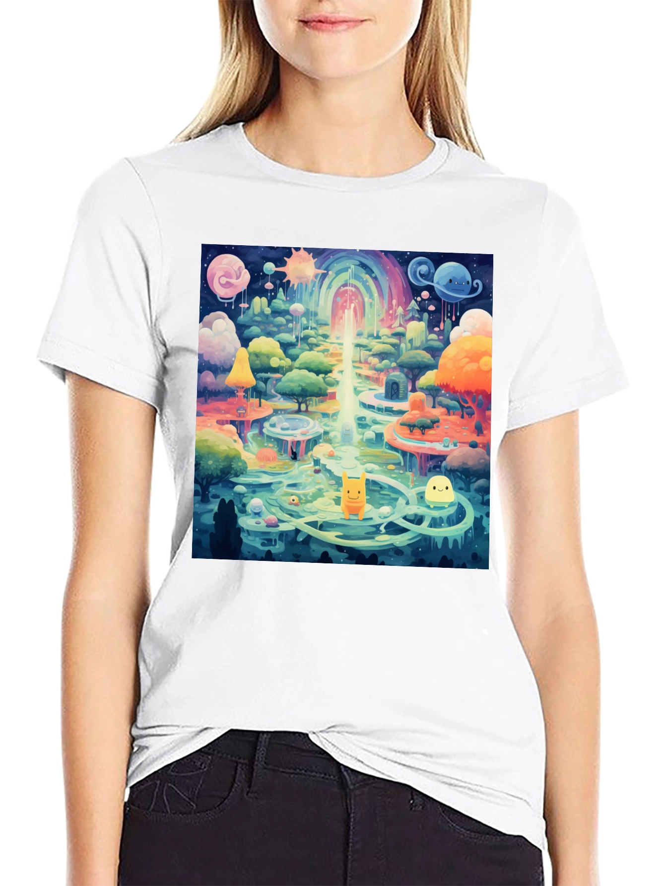 Colorful Dreamscape Graphic Tee