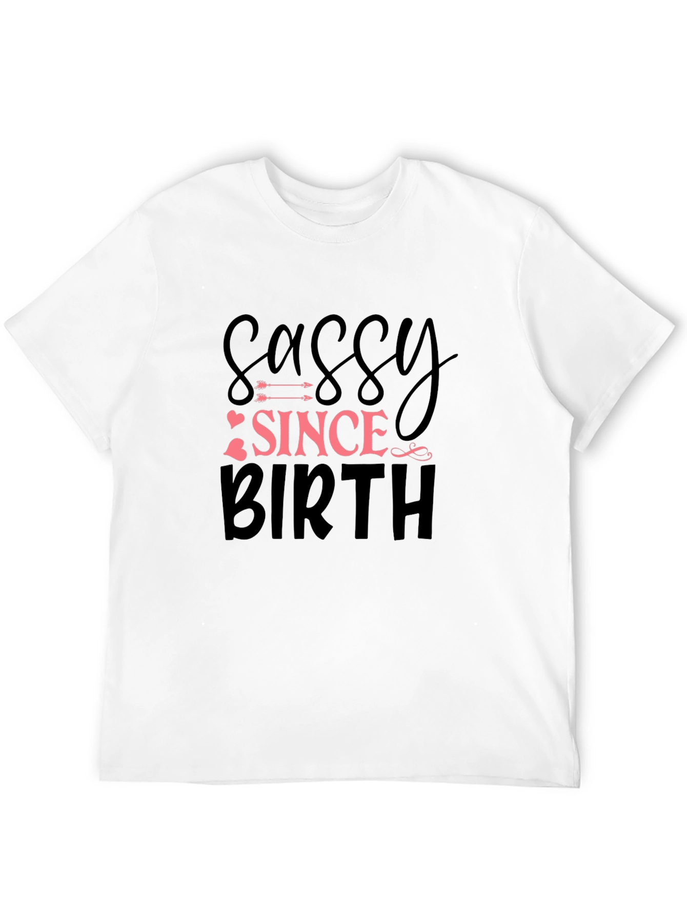 Sassy Since Birth Black Graphic Tee
