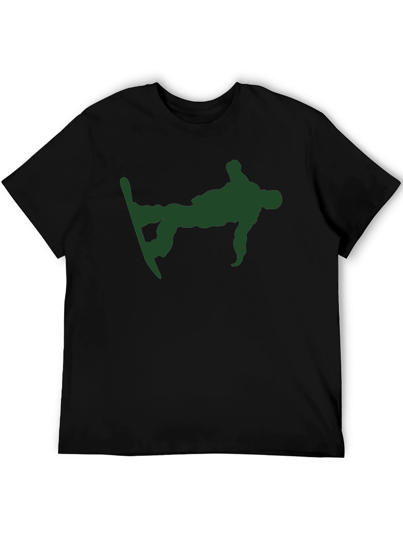 Cool Snowboarder T-Shirt - Black Cotton Tee