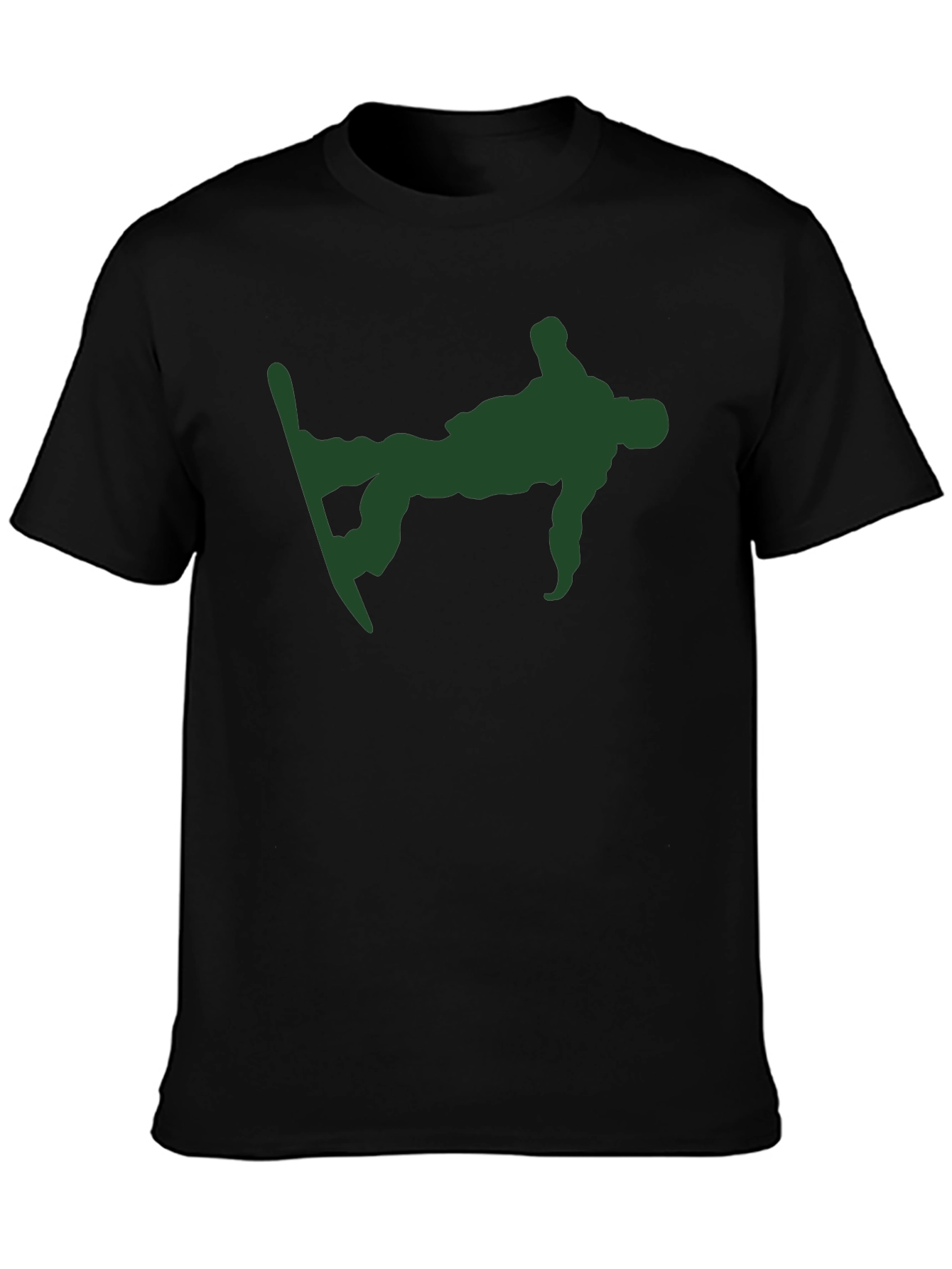Cool Snowboarder T-Shirt - Black Cotton Tee