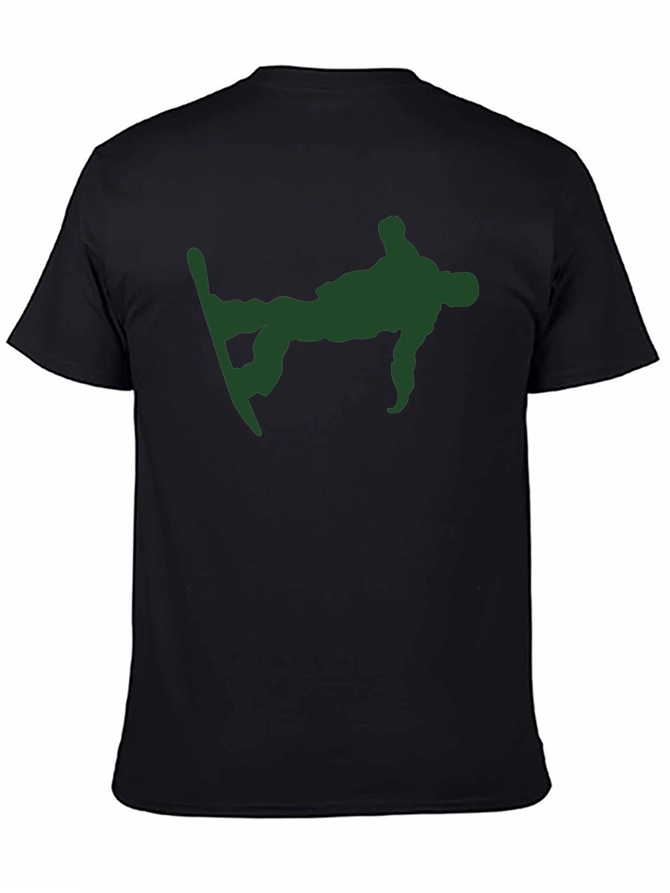 Cool Snowboarder T-Shirt - Black Cotton Tee