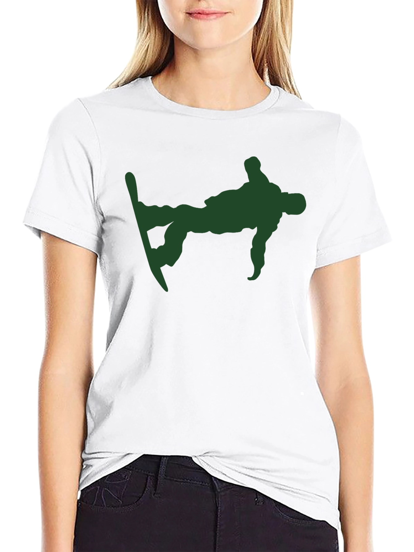 Cool Snowboarder T-Shirt - Black Cotton Tee