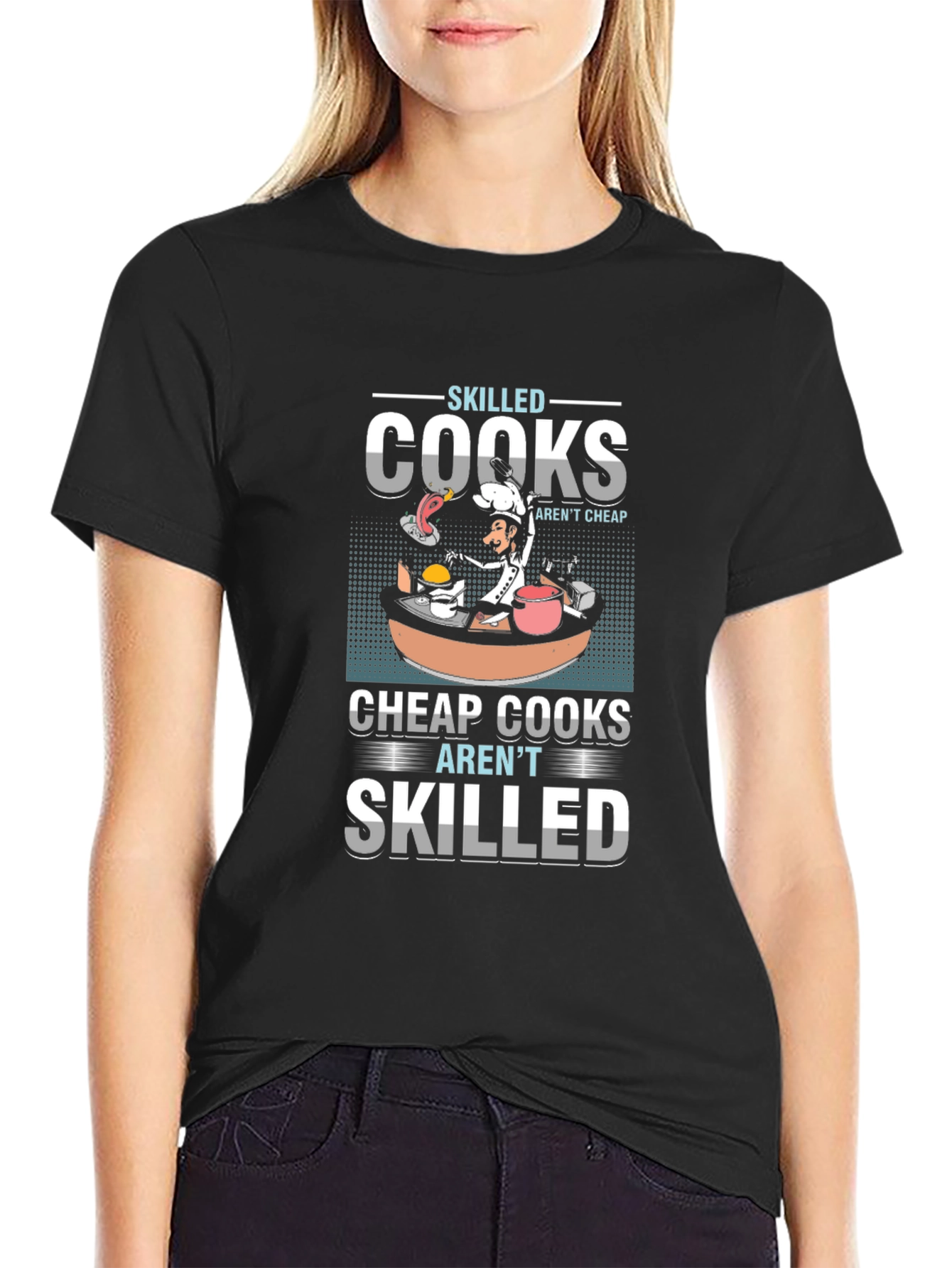 Skilled Cooks Graphic T-Shirt - Unique Culinary Design