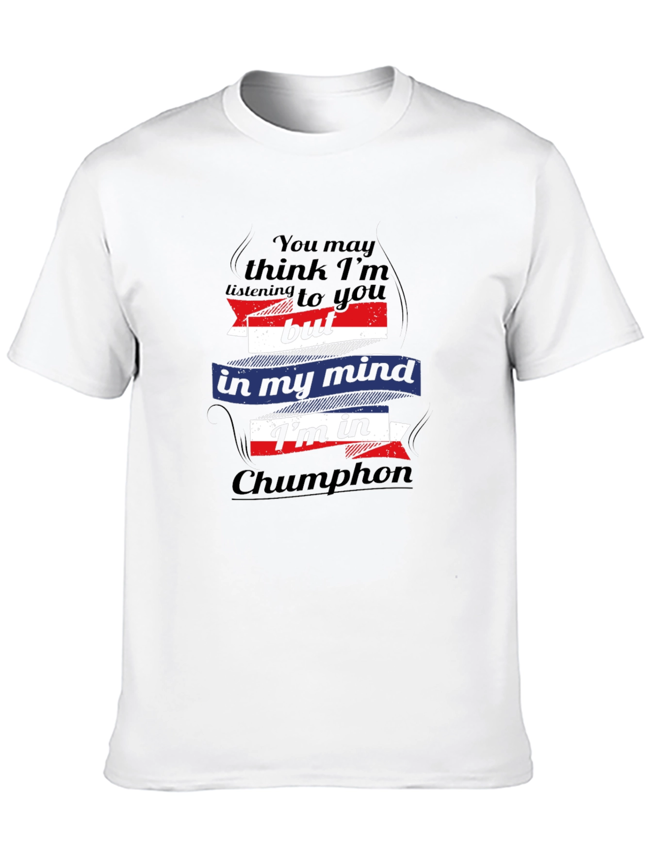 Chumphon Mind Mens Black T-Shirt