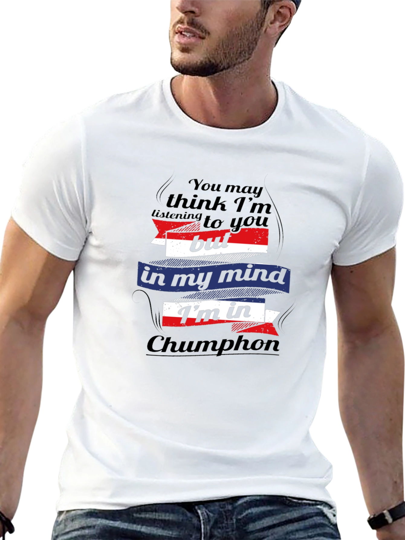 Chumphon Mind Mens Black T-Shirt