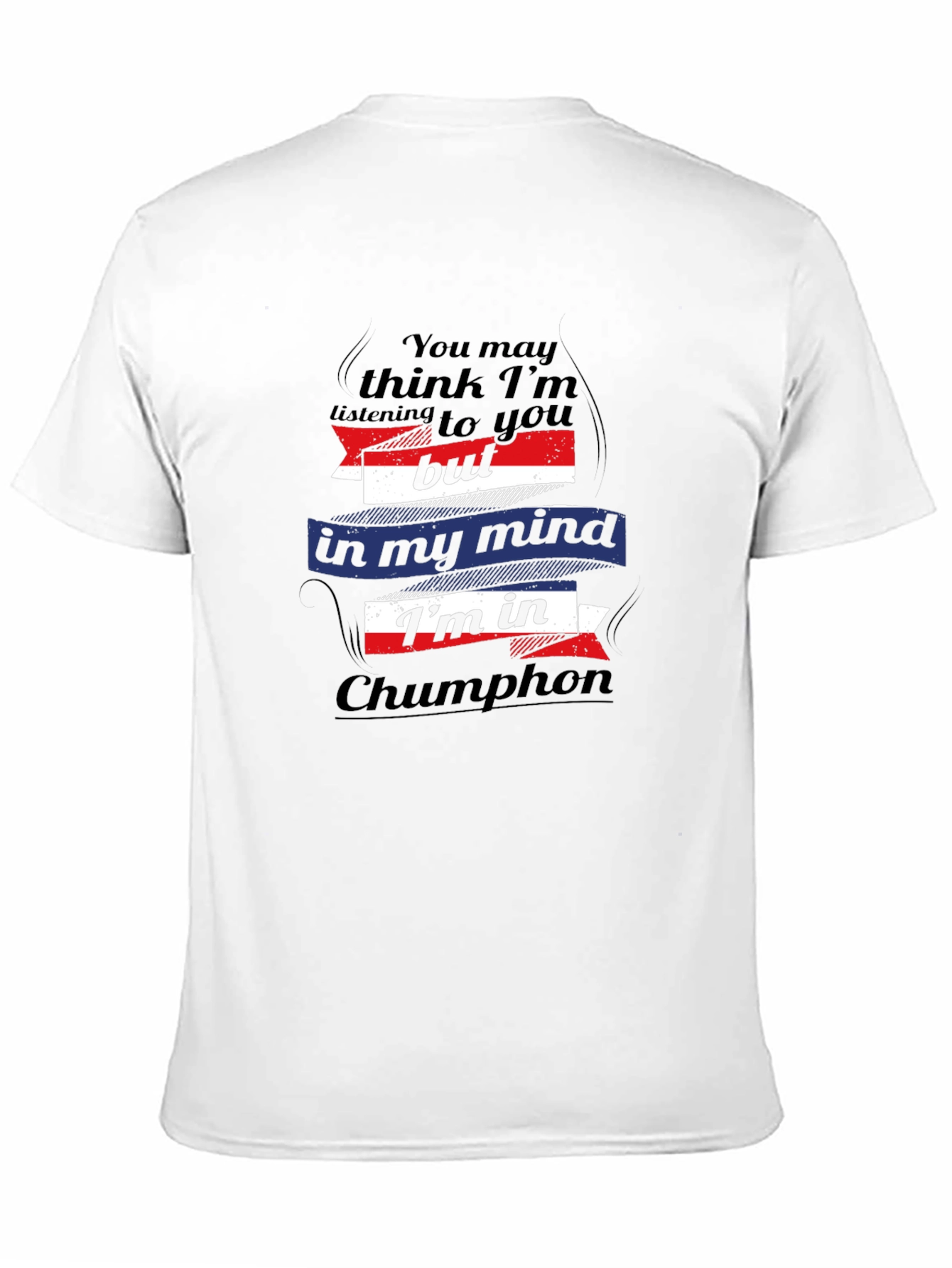 Chumphon Mind Mens Black T-Shirt