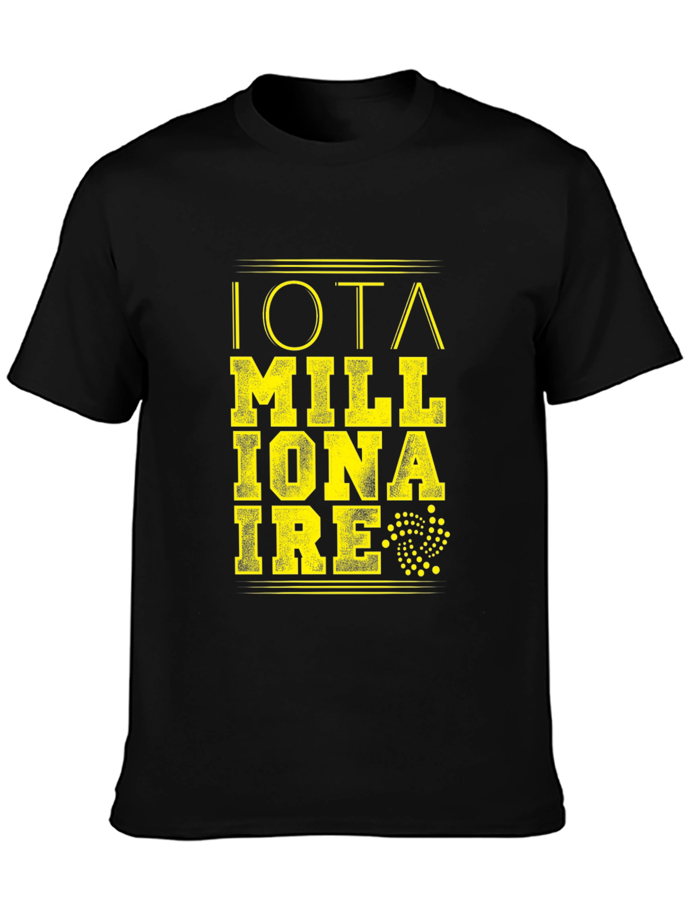 IOTA Millionaire T-Shirt - Black Graphic Tee