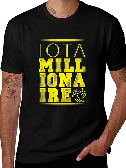 IOTA Millionaire T-Shirt - Black Graphic Tee