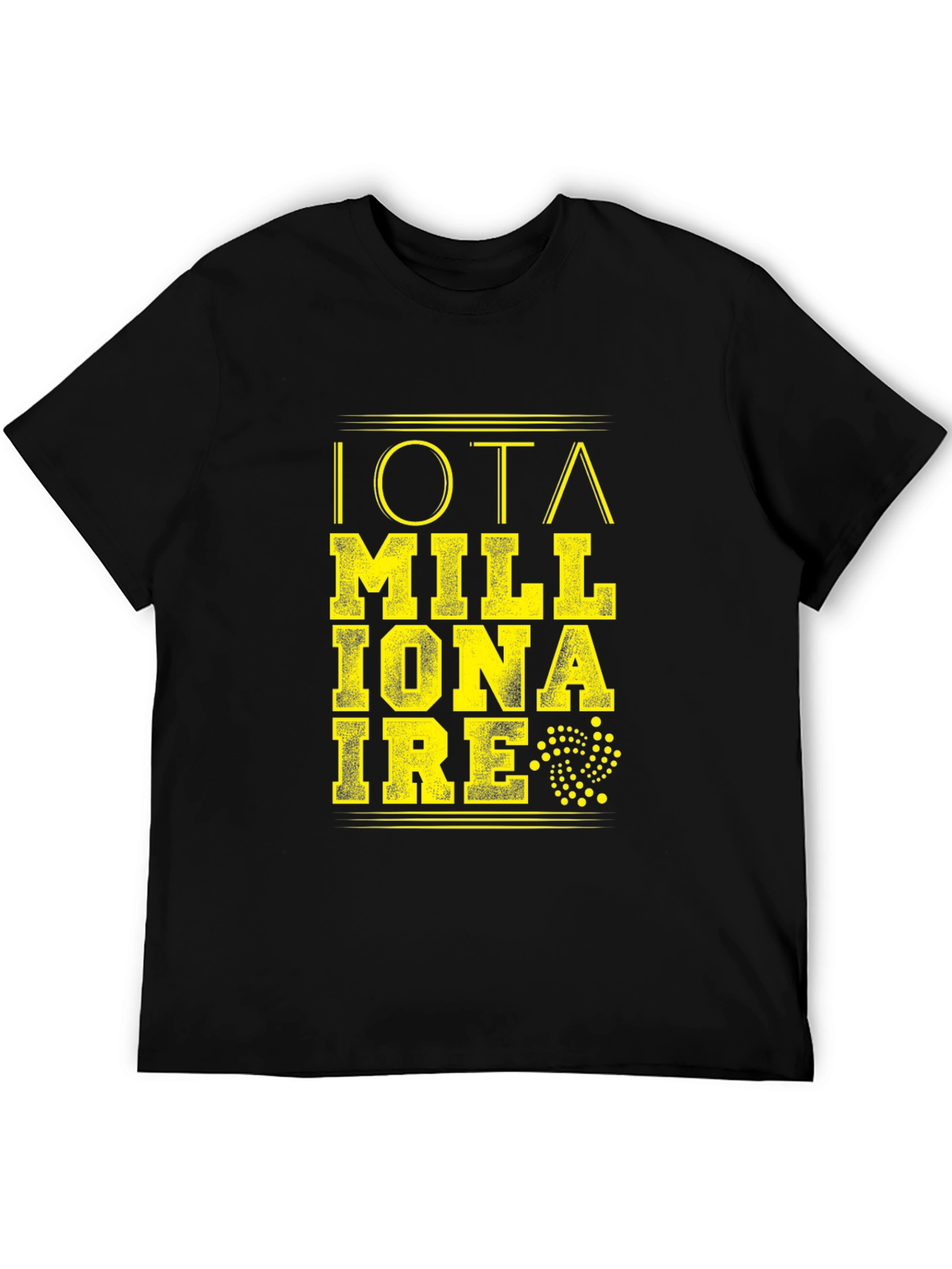 IOTA Millionaire T-Shirt - Black Graphic Tee