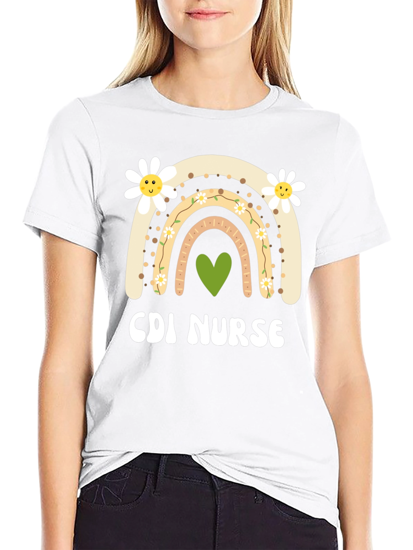 CDI Nurse Rainbow Graphic Tee