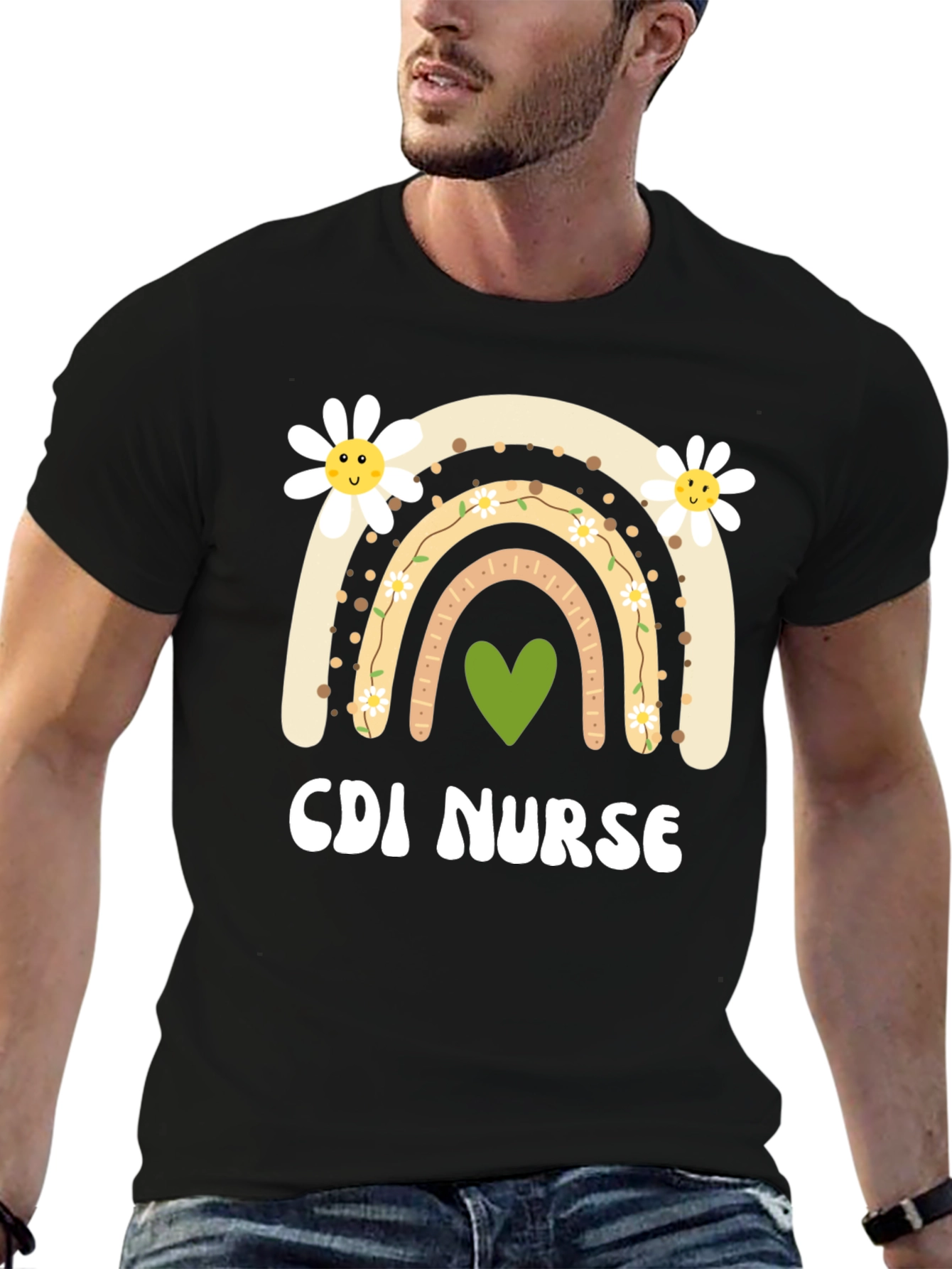 CDI Nurse Rainbow Graphic Tee