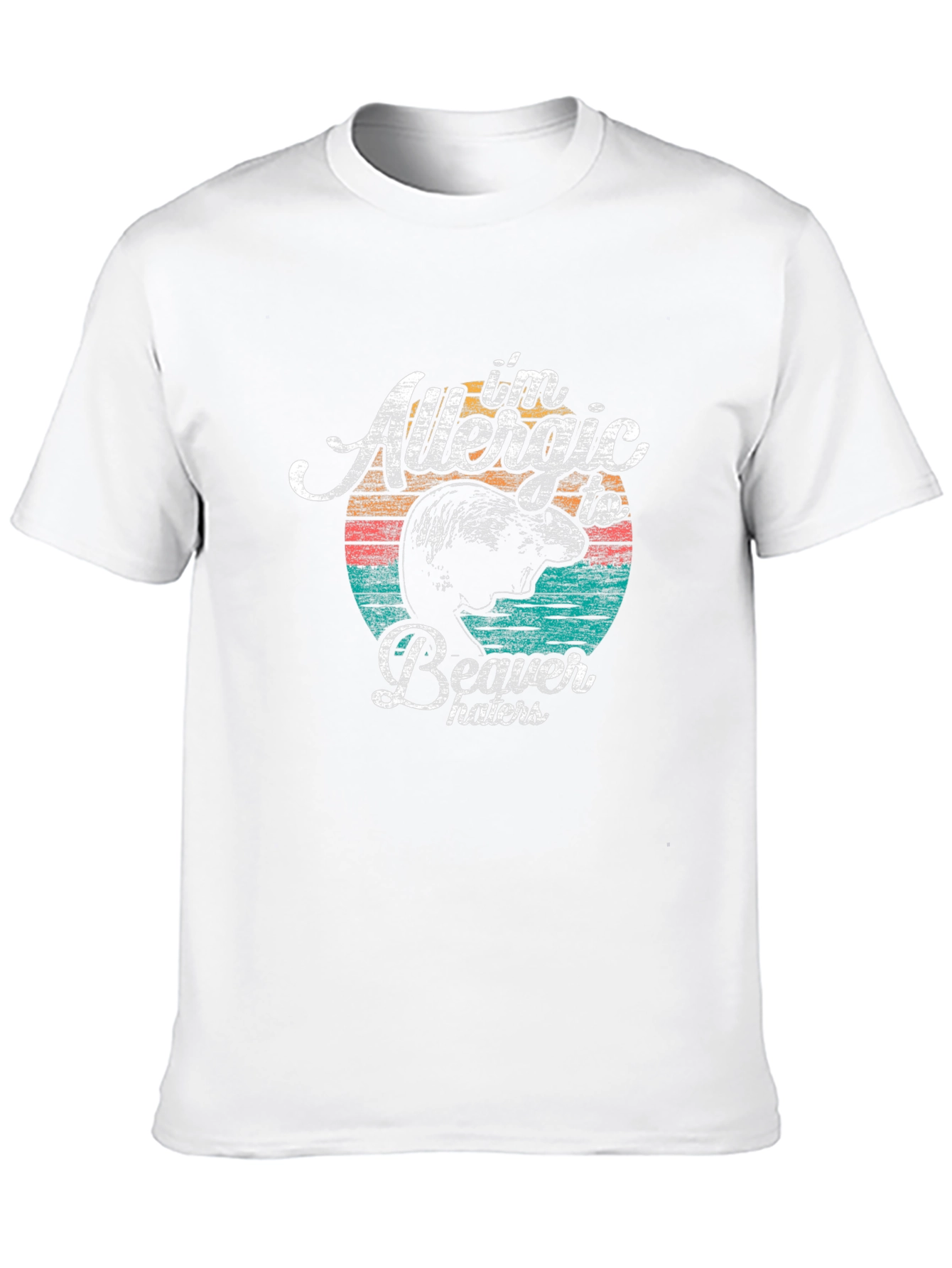 Allergic To Beaver Haters Graphic T-Shirt