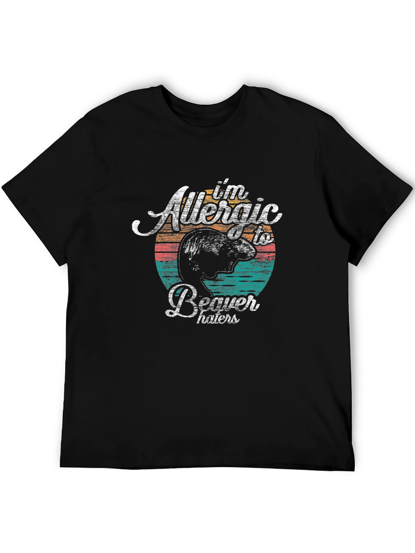Allergic To Beaver Haters Graphic T-Shirt
