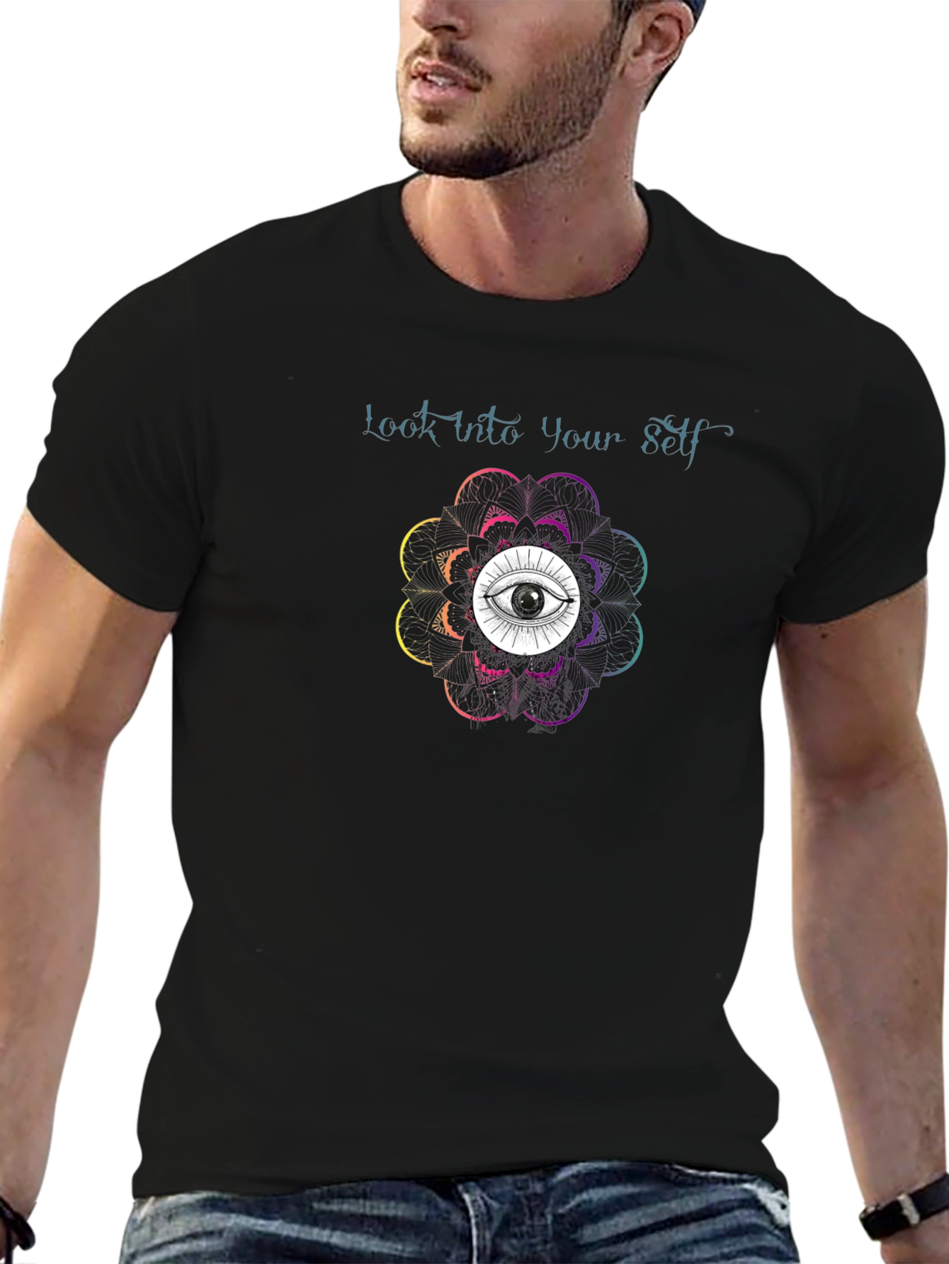 Mystic Eye Mandala Graphic Tee - Look Into Yourself