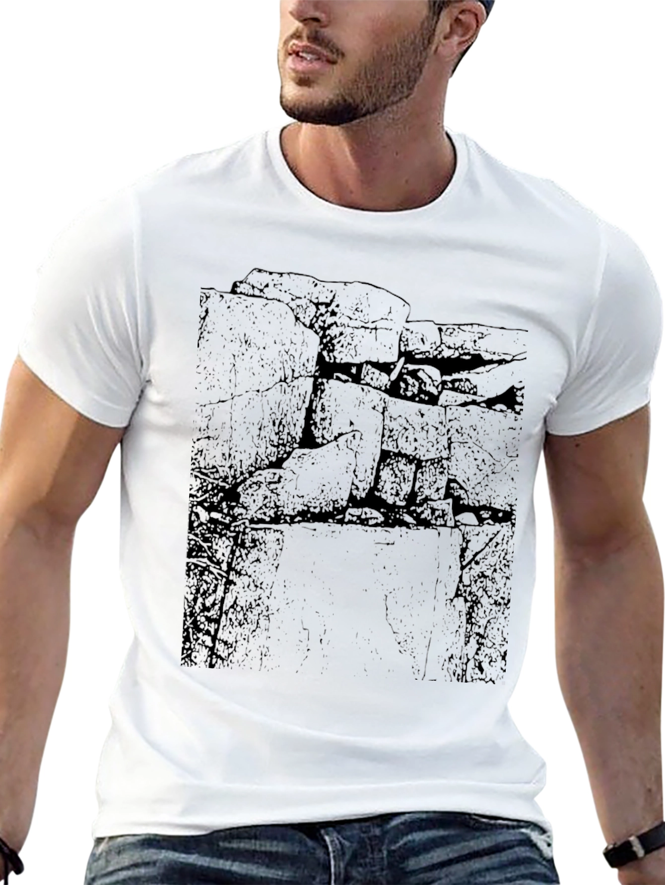 Rocky Graphic Black T-Shirt