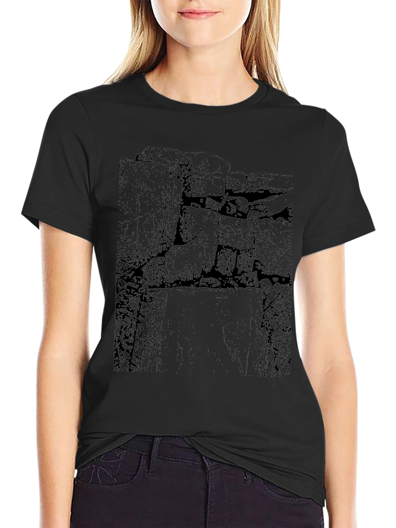 Rocky Graphic Black T-Shirt