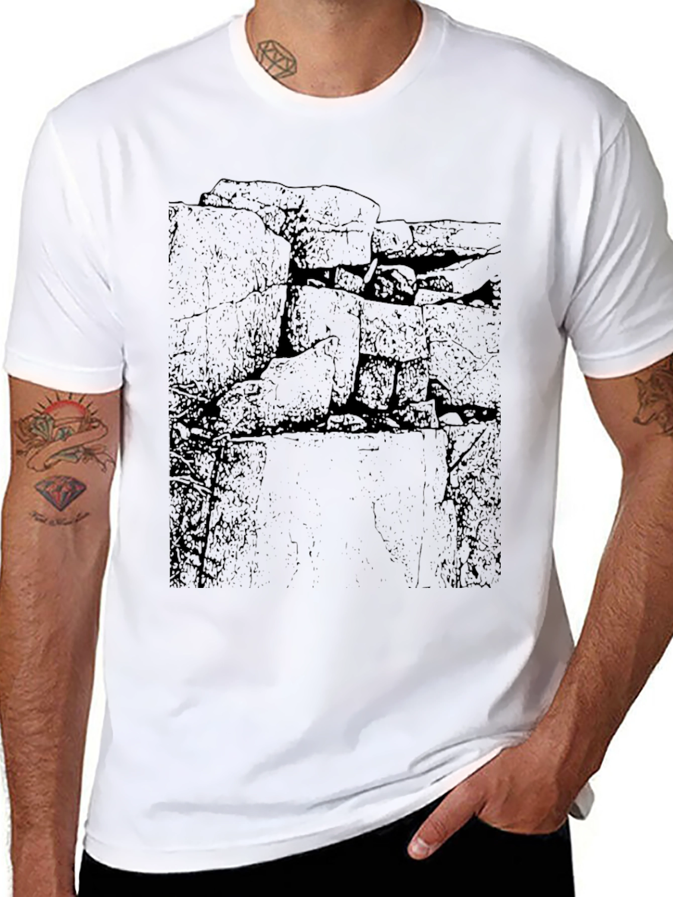Rocky Graphic Black T-Shirt