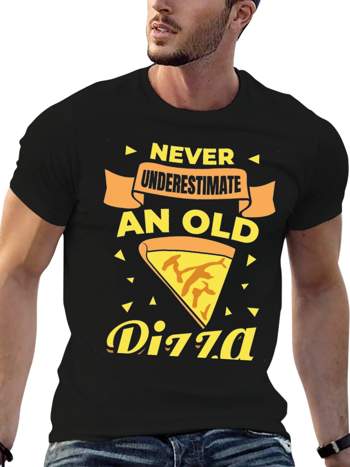 Never Underestimate an Old Pizza T-Shirt