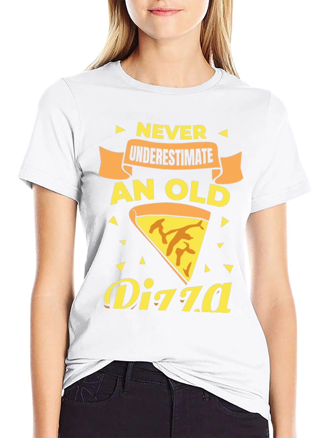 Never Underestimate an Old Pizza T-Shirt