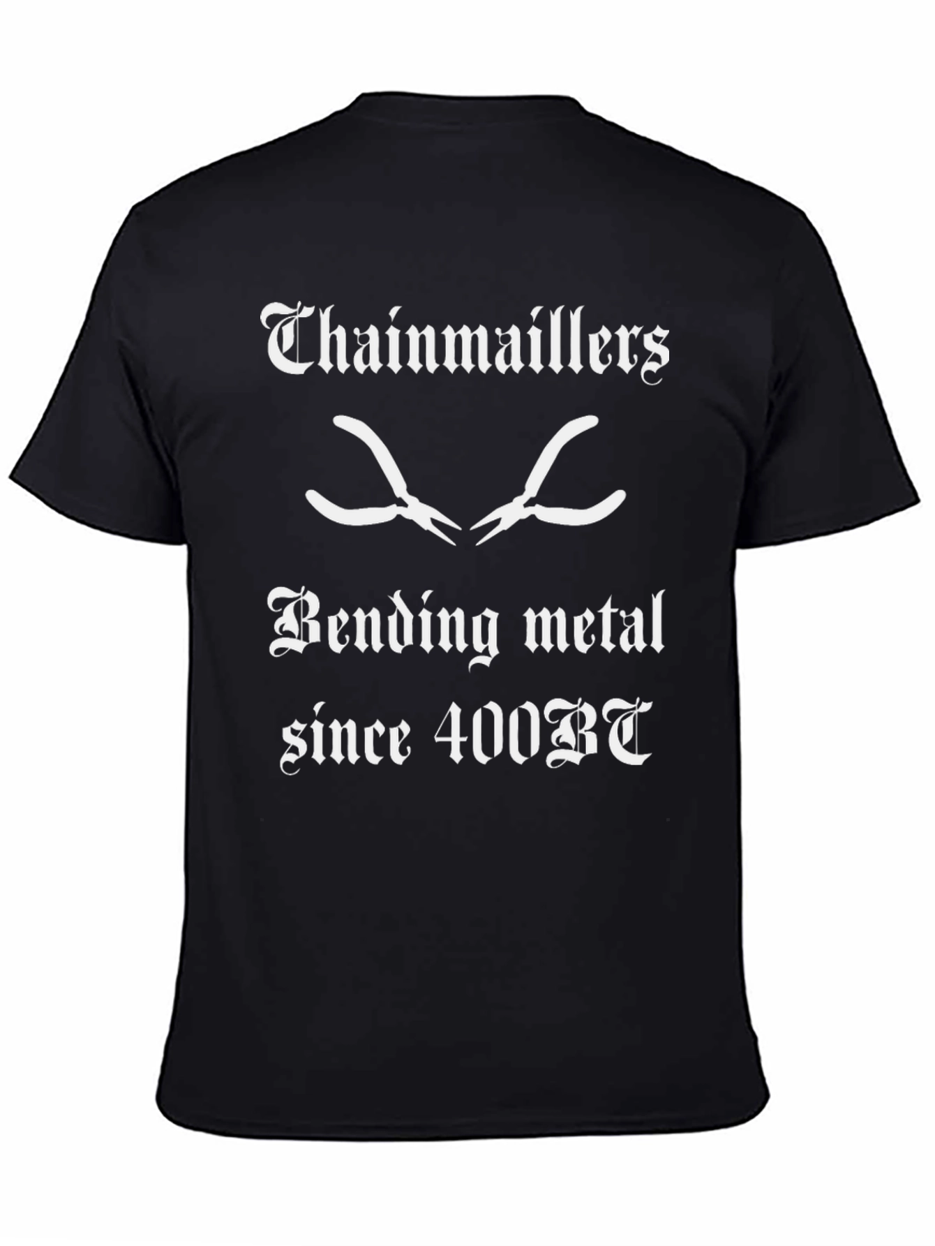 Chainmailers Bending Metal Tee - Black