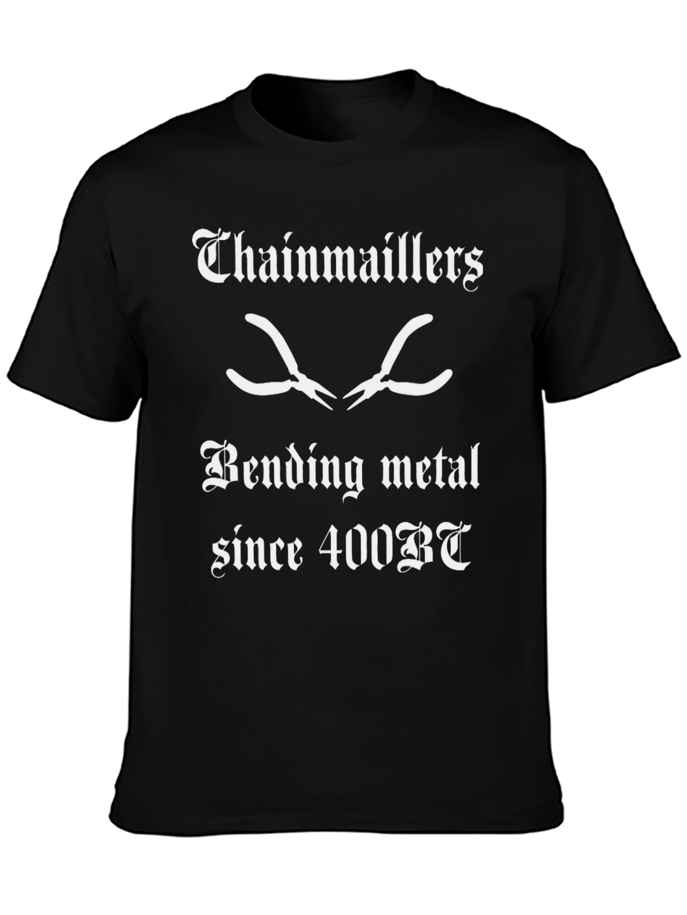 Chainmailers Bending Metal Tee - Black