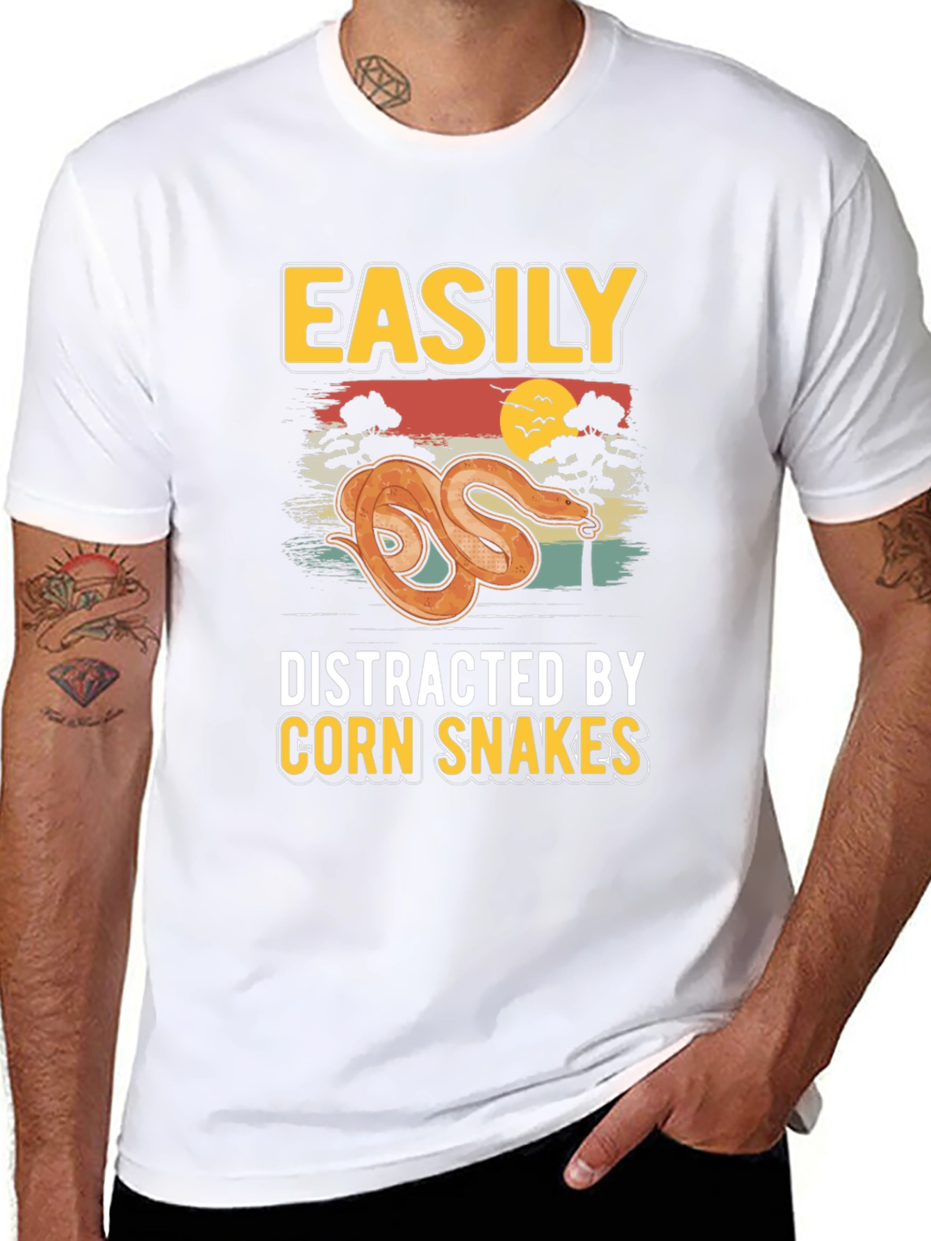 Easily Distracted by Corn Snakes T-Shirt