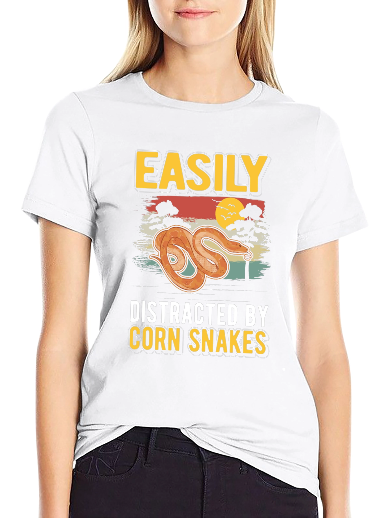 Easily Distracted by Corn Snakes T-Shirt