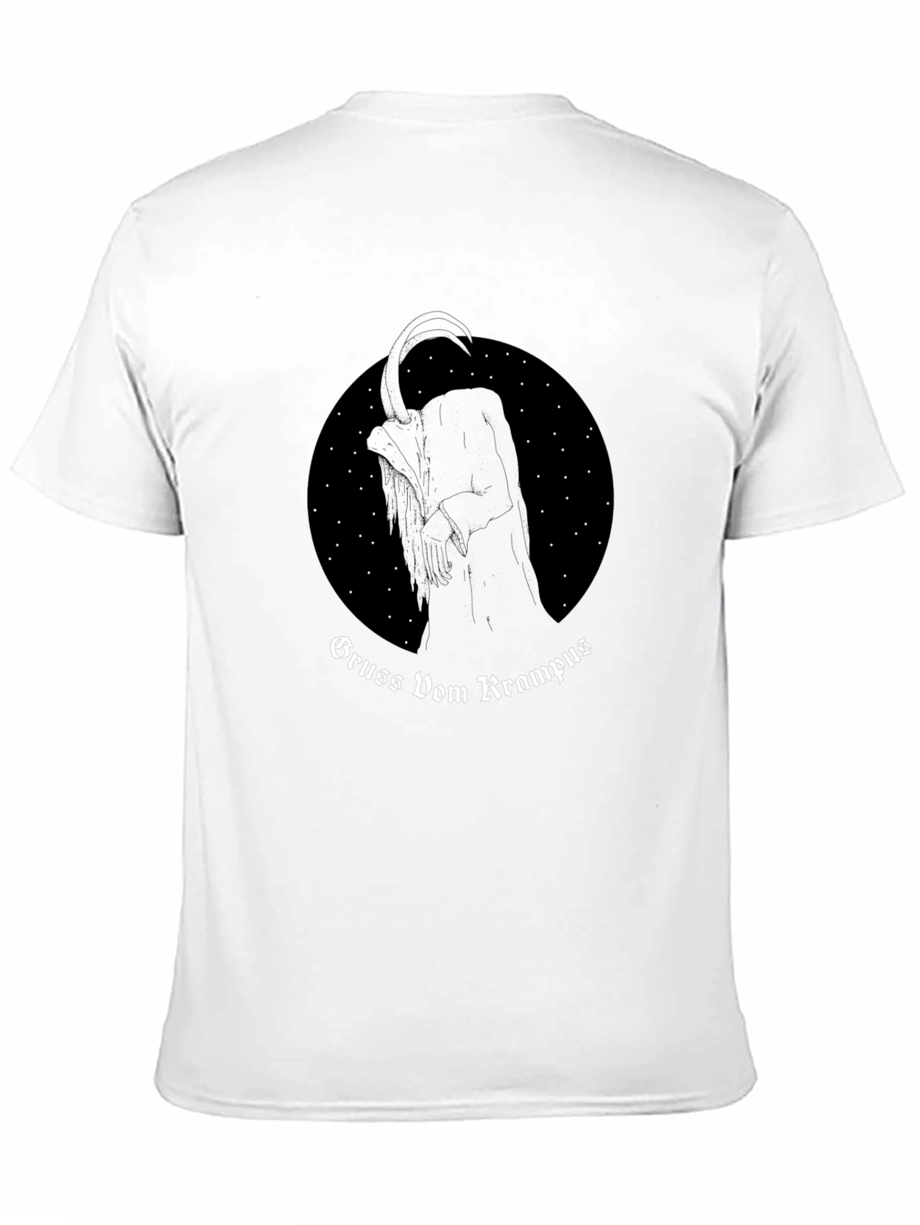 Gruss Vom Krampus Graphic Tee - Black T-Shirt