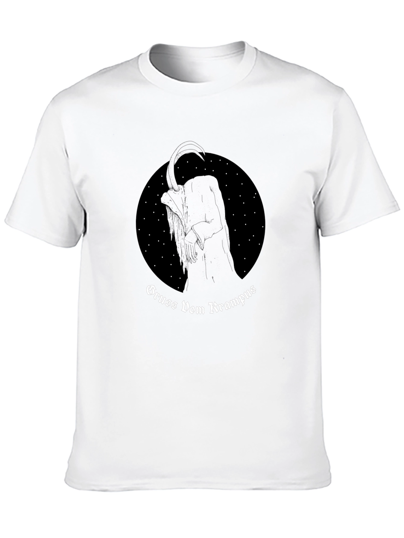 Gruss Vom Krampus Graphic Tee - Black T-Shirt