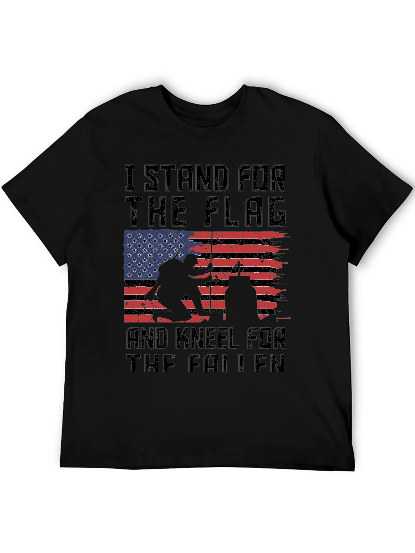 Stand for Flag Kneel for Fallen T-Shirt