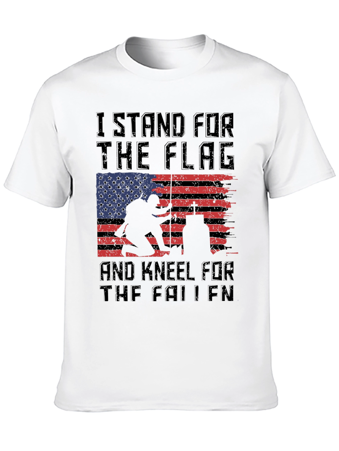 Stand for Flag Kneel for Fallen T-Shirt
