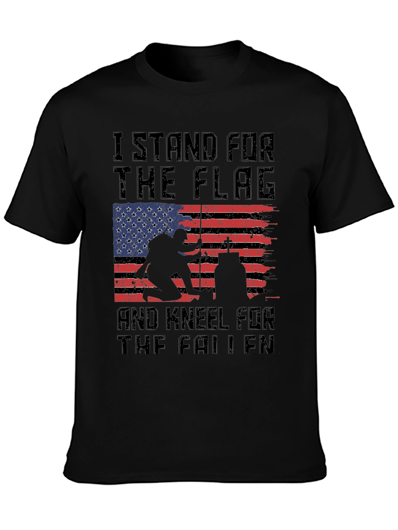 Stand for Flag Kneel for Fallen T-Shirt
