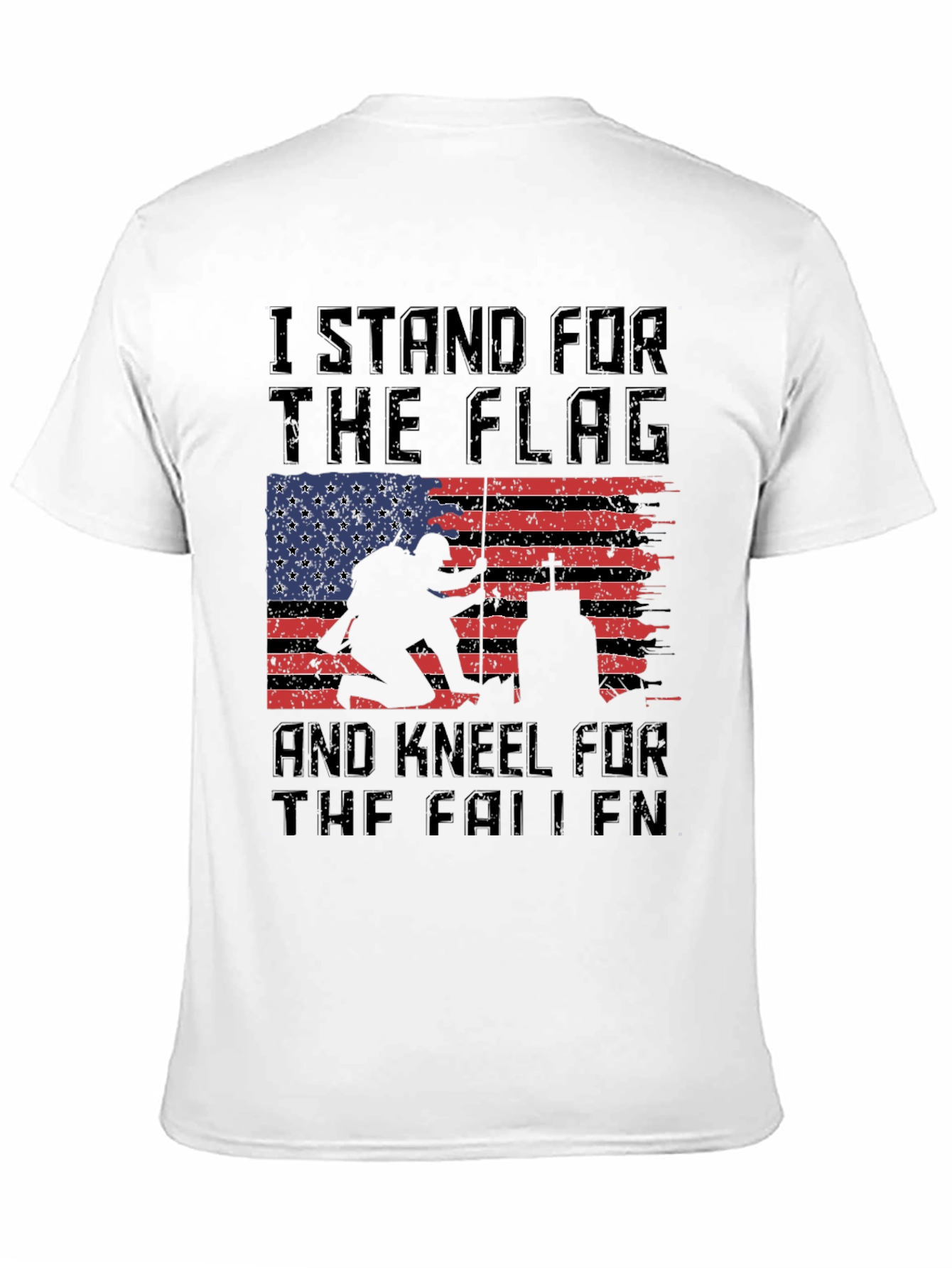 Stand for Flag Kneel for Fallen T-Shirt