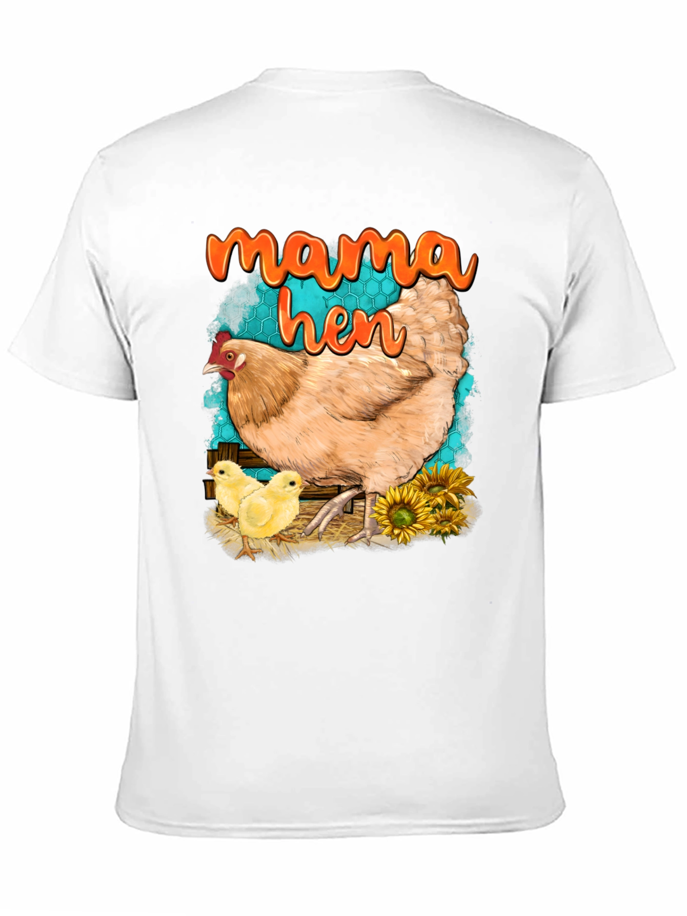 Mama Hen T-Shirt: Chicken & Chicks Graphic Tee
